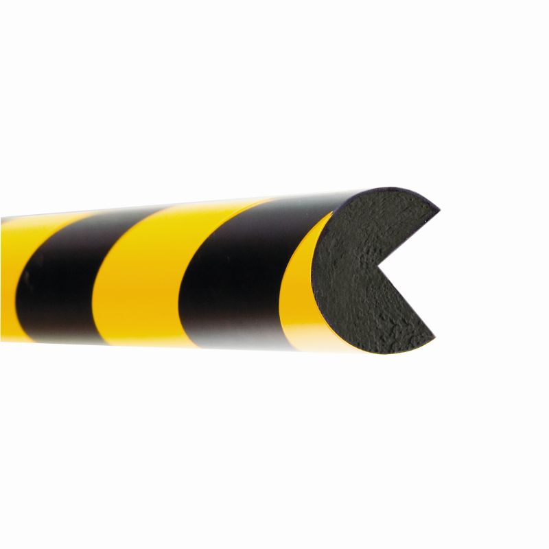 Prallschutz, 5 m Länge Kantenschutz, schwarz gelb - Prallschutz